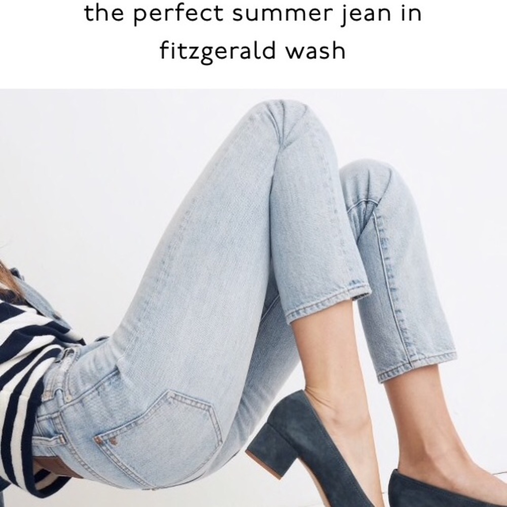 Madewell/ The Perfect Summer Jean: Fitzgerald Wash